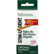 Stim-U-Dent Original Plaque Removers, Mint Flavor, 200 Ct