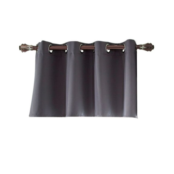 PEIBang Window Treatments Curtain Valance with Grommets,Small Half Window Valance for Bedroom Living Room Windows
