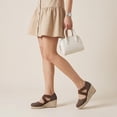 thumbnail image 5 of Cushionaire Chica Espadrille Wedge Sandals for Women Slip On Closed Toe Women Shoes with Elastic Straps and Stylish Everyday Comfort, 5 of 21