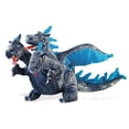 thumbnail image 1 of Marioneta de mano Folkmanis, dragón azul de tres cabezas, 1 of 4