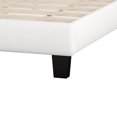 thumbnail image 6 of Queen Bed Frame with Curve Button Tufted Headboard,Modern Upholstered Platform Bed with Wood Slat Support,Heavy Duty Bed Frame with Underbed Space for Bedroom,Easy Assembly,No Box Spring Needed,Beige, 6 of 7