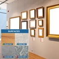 thumbnail image 6 of Uxcell 100 Pcs Picture Hangers 30lb Picture Hooks 50 Hangers + 50 Nails Silver, 6 of 7