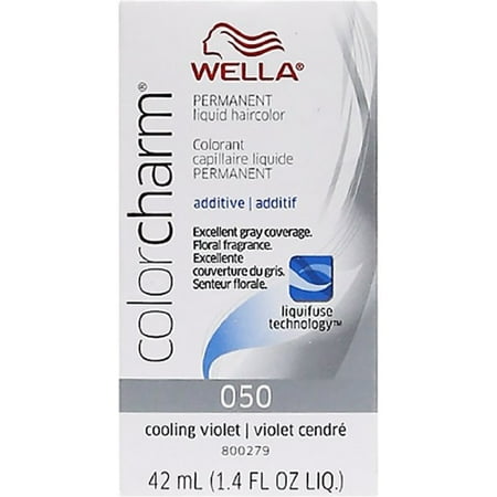 Wella Color Charm Liquid Permanent Hair Color, 50 Cooling Violet 1.4