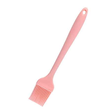 

2pcs Barbeque Oil Brush Outdoor BBQ Grill Roast Portable Silicone Oil Brush Cooking Baking Tool Pink