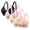 Multicolor MRL, variant on Women's Bras 4pc Womans Underwear Lace Full Coverage Gathered Bras Solid Color No Steel Ring Comfy Thin Loose Brassiere Ladies Casual Wear Multicolor XL