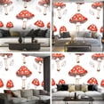 thumbnail image 6 of Peel and Stick Wallpaper Canvas Mushroom Seamless Hand Drawing Doodle Cartoon Design Red Mushrooms Modern Art Wall Mural Decor Self Adhesive and Removable 69in x 98in, 6 of 6