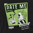 thumbnail image 2 of Beetlejuice Beetlejuice Date Me Women's T Shirt, Black, Medium, 2 of 4