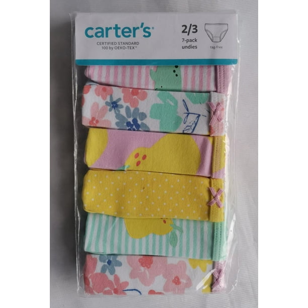 Paquete De 7 Calzoncillos Carters Ninas
