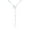 Silver, variant on Womens Christian Virgin Mary Cross Rosary Chain Drop Necklace