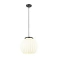 thumbnail image 6 of Innovations Lighting - White Venetian - 1 Light Stem Hung Pendant In Modern, 6 of 7