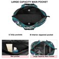 thumbnail image 3 of Boston Terrier with Bones and Paws Travel Tote Bags for Women Carry On,Large Weekender Bags for Women Travel,Multi Functional Duffle Bag for Work,Shopping,Sports, 3 of 5