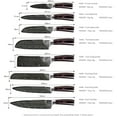 thumbnail image 5 of 14pcs Japanese Chef Knife Set, Premium Japanese Stainless Steel Kitchen Knife Set Gift For Men and Women, 5 of 8