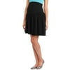 Maternity Knee Length Flared Hem Skirt