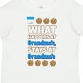 thumbnail image 4 of Inktastic What Happens at Grandma's Boys or Girls Toddler T-Shirt, 4 of 5