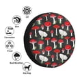 thumbnail image 4 of Balery Red Mushrooms Cubiertas para Neumáticos - Protector Resistente para Neumáticos de Camioneta, SUV, Remolque, Camper y RV-17 inch, 4 of 6