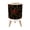 Color 3, variant on Small Trash Can with Lid Mushroom Crescent Moon Woodland Dark Whimsical Botanical Folk Art 1.8 Gallon Dog Proof Trash Can Round Garbage Can Waste Bin Wastebasket for Bathroom Bedroom Living Room