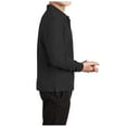 thumbnail image 3 of Mafoose Youth Long Sleeve Silk Touch Polo Black M, 3 of 4