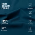 thumbnail image 2 of VIAOLI Women's Medical Scrub Set - Half-Zip Mid-Length Top with Drawstring Pants, for Nurse Uniform, Multiple Colors, 2 of 7