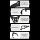 thumbnail image 4 of Pastilla de Equipaje Trasero de Motocicleta, Almacenamiente Conveniente de aluminio de aluminio Trasero Portador del Soporte de Soporte de Soporte Resistente A C400GT C400X, 4 of 7