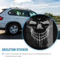 thumbnail image 5 of Pegatina para coche yuxing tatuaje de calavera esqueleto negra, 5 of 5