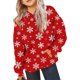thumbnail image 4 of Sudadera con capucha para niñas y niños, sudadera de manga larga con cuello redondo y estampado de moda, jersey con bolsillo, sudadera de poliéster para niñas, 4 of 8