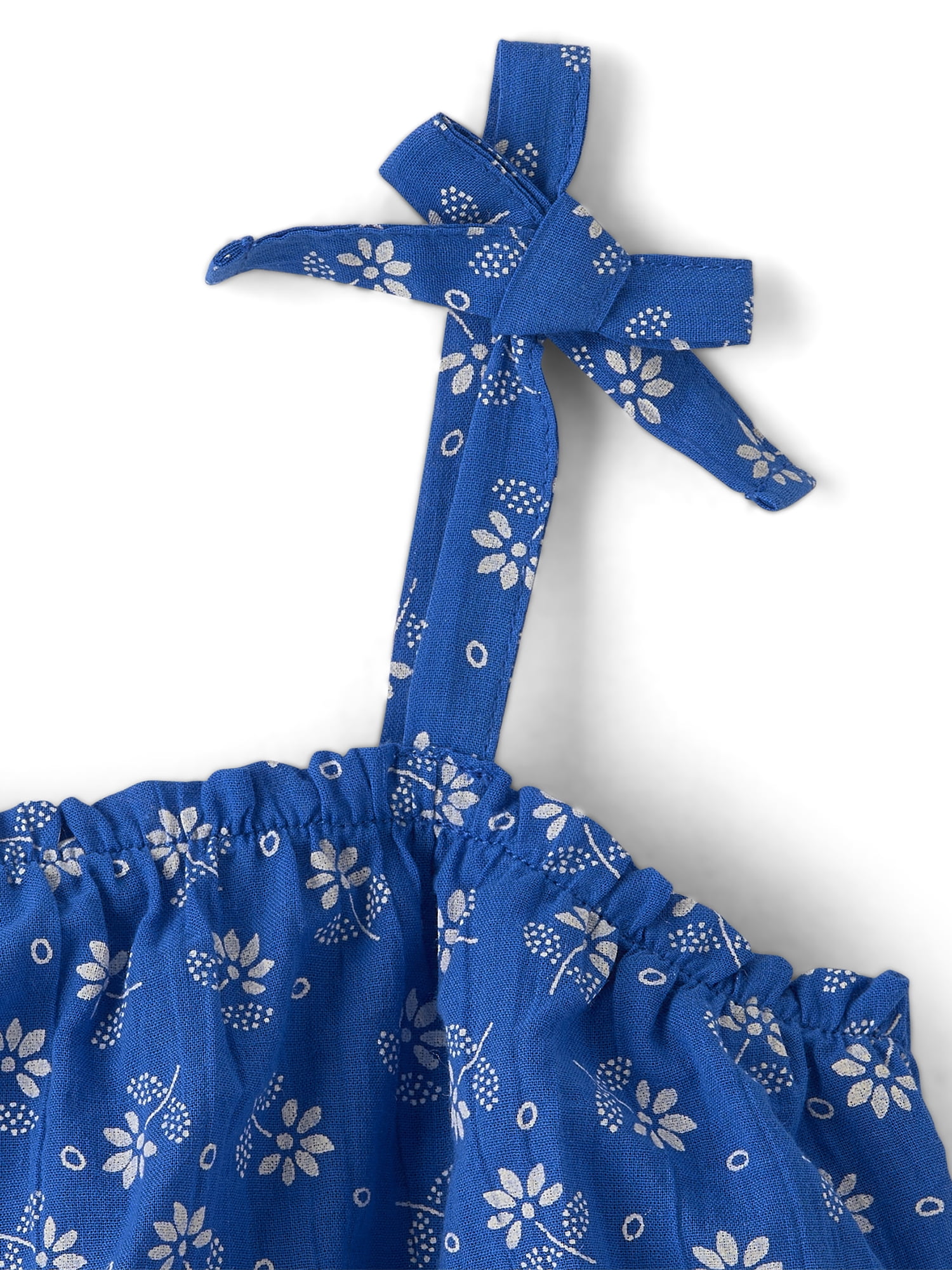 The Children's Place Girls Sleeveless Floral Smocked Flounce Dress, Sizes XS-XXL