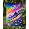 thumbnail image 3 of Violets in Color Garden Flag 11.25 in x 15.5 in, 3 of 5