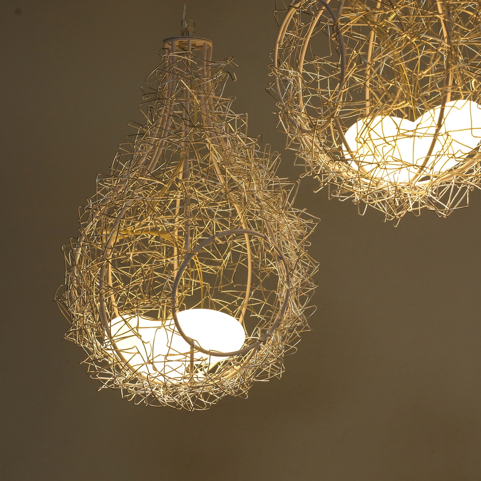 Creative Bird's Nest Chandelier, Ceiling Lamp Fixture, Rustic Pendant Light