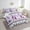 Purple White, variant on 7-Piece Bohemian Dreamcatcher Bedding Twin Size Hippie Aztec Comforter Set,Teal Ombre Bedding Comforter Sets Blue Butterfly Bed in a Bag,Watercolor Gradient Bedding