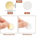 thumbnail image 2 of DIY 100pcs Golden Round Mirrors for Crafts 0.7 Inch Self Adhesive Mirror Tiles Acrylic Craft Mirror Circles Small Mirror Circles Wall Stickers for Crafts DIY Projects Framing Decor DIY, 2 of 8