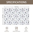 thumbnail image 3 of Placemat, Pioneer Flower Floral Print Pattern Place Mats Table Mat Set Of 2, PVC Washable Placemats for Party Kitchen Dining Decoration, 18x12 Inch, Fade Resistant, 3 of 6