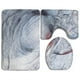 thumbnail image 1 of Juego de alfombras de baño ABPHQTO Composición Movimiento Gris Abstracto 3 piezas, 1 of 2