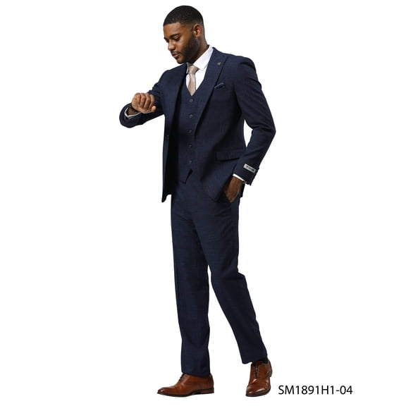 Mens-suit Tattersall Pattern by Stacy Adams