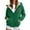 a-Green63160, variant on Women's Coat Autumn Winter Plush Lined Hooded Jacket With Heart Print Long Sleeve Zipper Cozy Cute Style Versatile Coat For Casual Daily Streetwear Activities Warm Outerwear