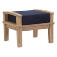 thumbnail image 5 of Modway Marina 5 Piece Outdoor Patio Teak Set in Natural Navy, 5 of 8