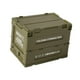 thumbnail image 4 of Caja de almacenamiento plegable, contenedor, ahorro de espacio, resistente, para el hogar, la oficina, asa incorporada, organizador apilable, versátil Verde 26x36x28cm, 4 of 8