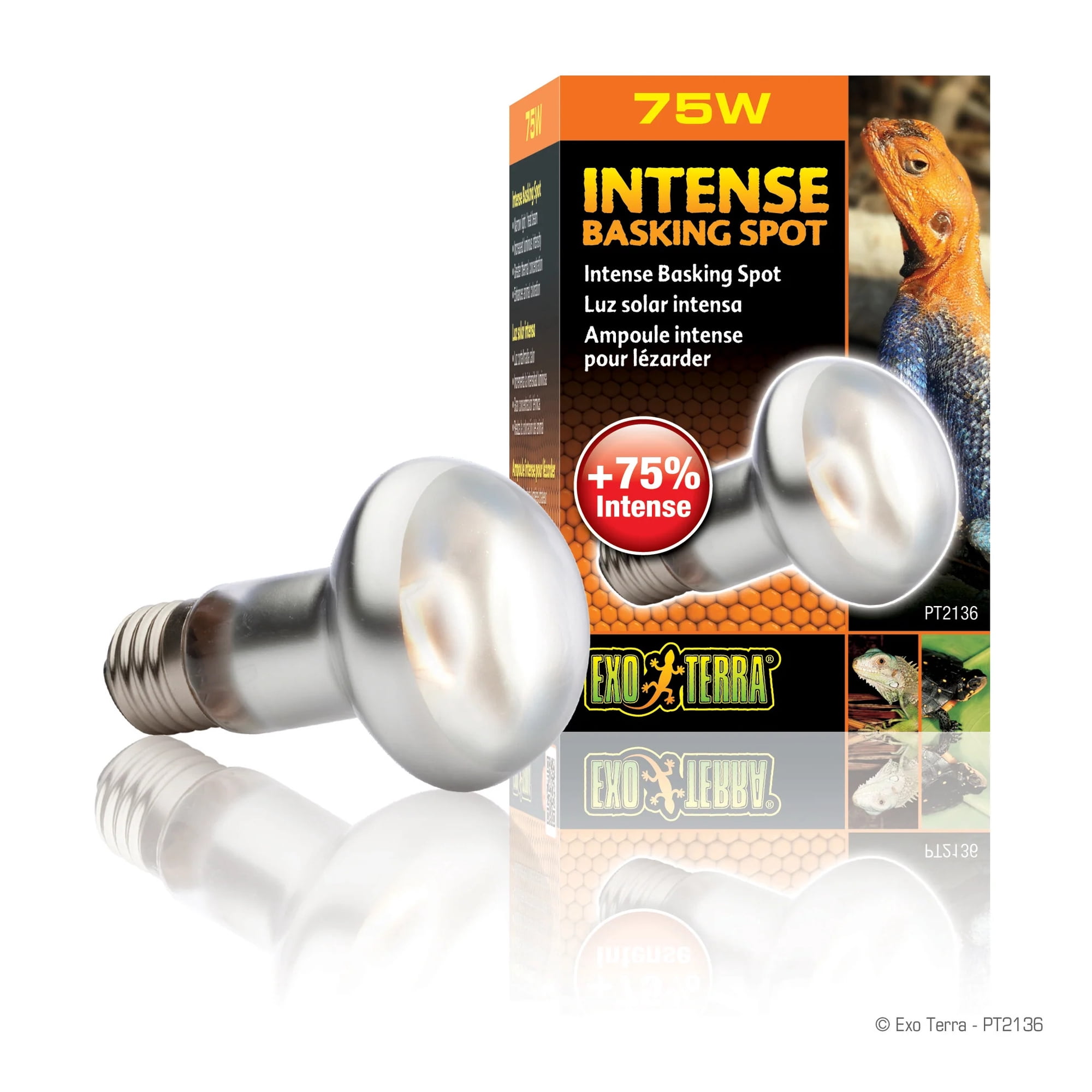 Exo Terra Intense Basking Spot Lamp: Precision Heat Source for Reptiles and Amphibians