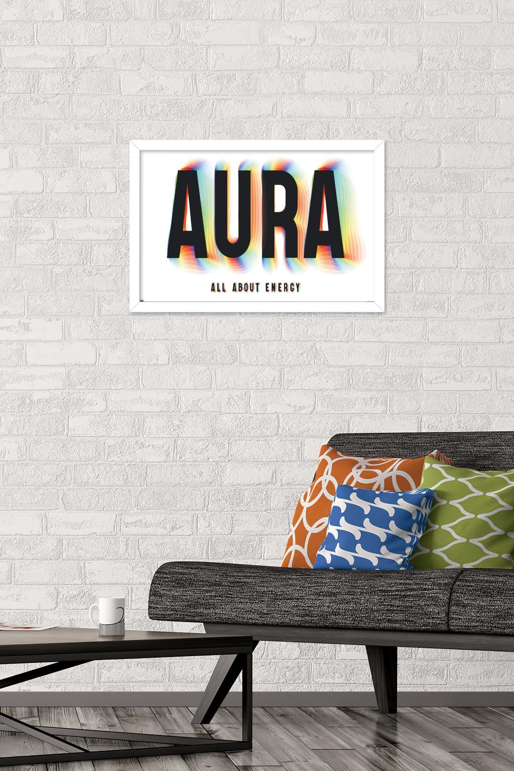 Aura Wall Poster, 14.725" x 22.375" Framed