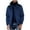 Navy, variant on Xysaqa Mens Long Sleeve Woolen Blended Jacket Zipper Stand Collar Casual Button Windbreaker Men Fashion Fall Winter Coat with Pockets Khaki
