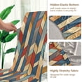 thumbnail image 5 of Yayeee 4 Pack Dining Chair Covers Stretch Parson Chairs Slipcovers Seat Protector, Beige Geometric, 5 of 6