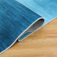 thumbnail image 6 of GlowSol 2x3 Small Ombre Area Rug Modern Doormat Non-Slip Low Pile Washable Door Mat for Kitchen Entryway, Blue, 6 of 6