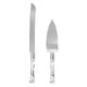 thumbnail image 5 of Juego de cuchillo y pala para pastel de boda, mango de cristal y hoja de acero inoxidable, ideal para celebraciones nupciales EKA01033., 5 of 7