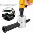 thumbnail image 3 of Double Head Nibbler Cutter, Punch Cutter Tool for Sheet Metal Cutting Machine Nibble Cutter Tool Accessory for Electric Drill, 3 of 5