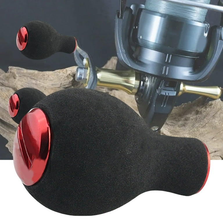 Fishing Reel Knob Ultralight Anti-Slip Mini Comfortable Grip Multiple Color Modification Accessories Eva Foam Wear-resistant Spinning Reel Handle