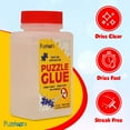 Playkidz Clear Puzzle Glue NonToxic Puzzles Saver with EasyOn Applicator, 2 Pack, 4.2 oz per