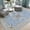 Light Blue, variant on Toyoso 5x7 Traditional Oriental Area Rug, Classic Bordered Pattern Carpet, 0.25 inch Slim Low Pile Machine Washable Non Slip Decorative Floor Rug for Bedroom, Brown