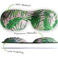 thumbnail image 4 of SMUG 100% Blackout Deep Sleep Mask, Adult, Contoured 3D Lash Protector, Palm Print, 4 of 8