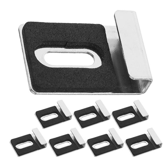 8Pcs Mirror Glass Clamps Bathroom Mirror Clips Glass Clips Shelf Support Brackets Holders Mirror Clips