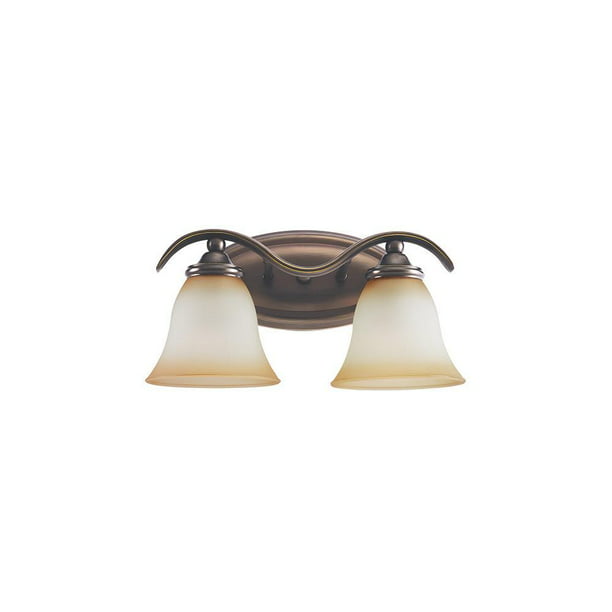 Sea Gull Lighting 44360-829 Rialto Deux Lumières Vanité Rousset Bronze Finition