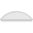 thumbnail image 3 of Ekena Millwork 72"W x 24-7/8"H x 2-3/4"P Segment Arch Sunburst Architectural Grade PVC Combination Pediment, 3 of 7